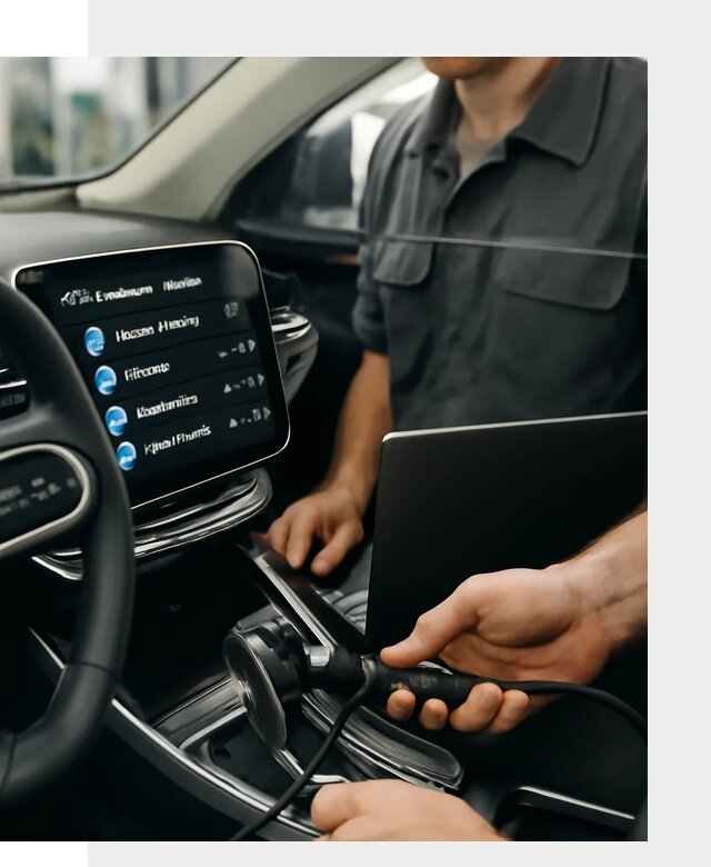 Установка приложений Geely для мультимедиа автомобиля в Копейске